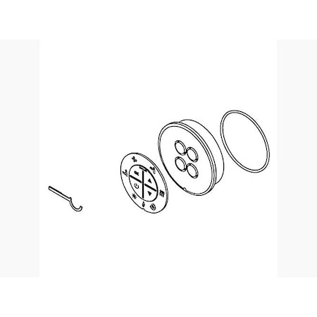 Kohler Cover/Cb Assembly, Flagship Spa Massage 1020678-E-96